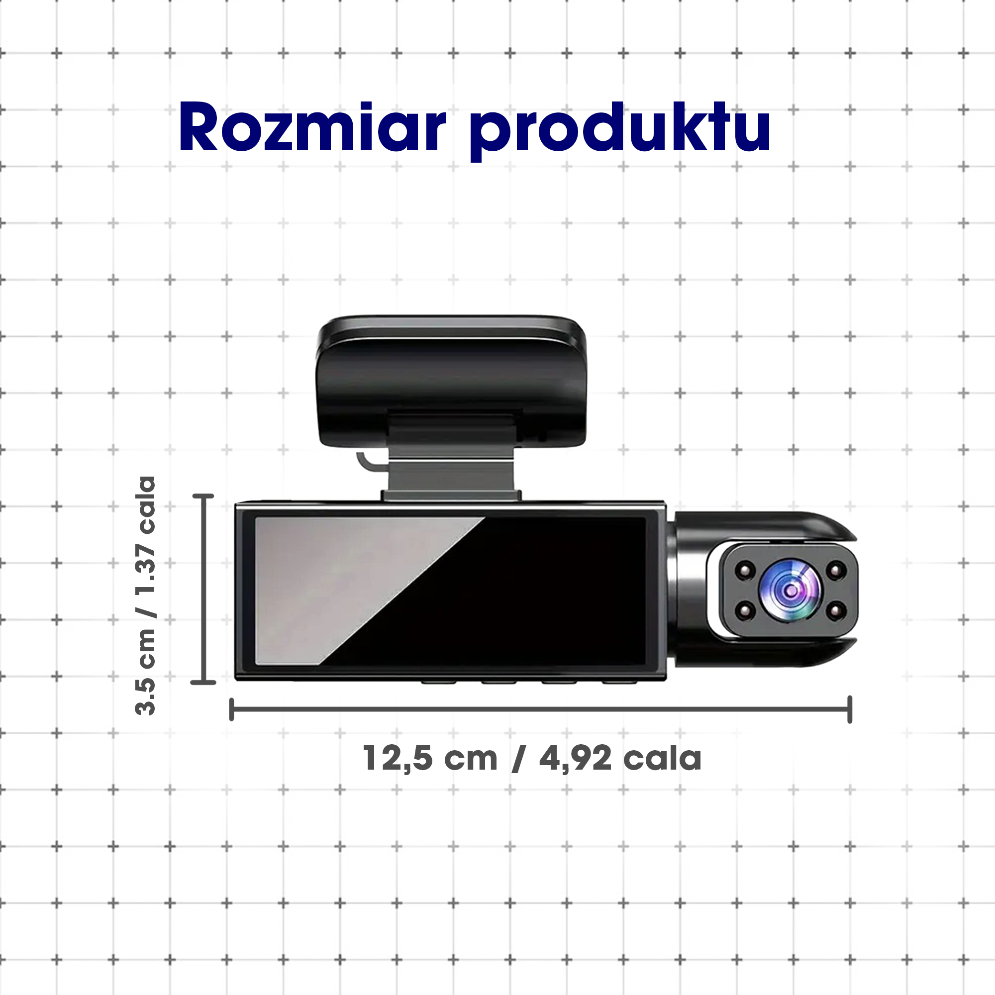 Dashcam Strixcam™ – Kamera samochodowa Full HD, Wi-Fi, tryb nocny
